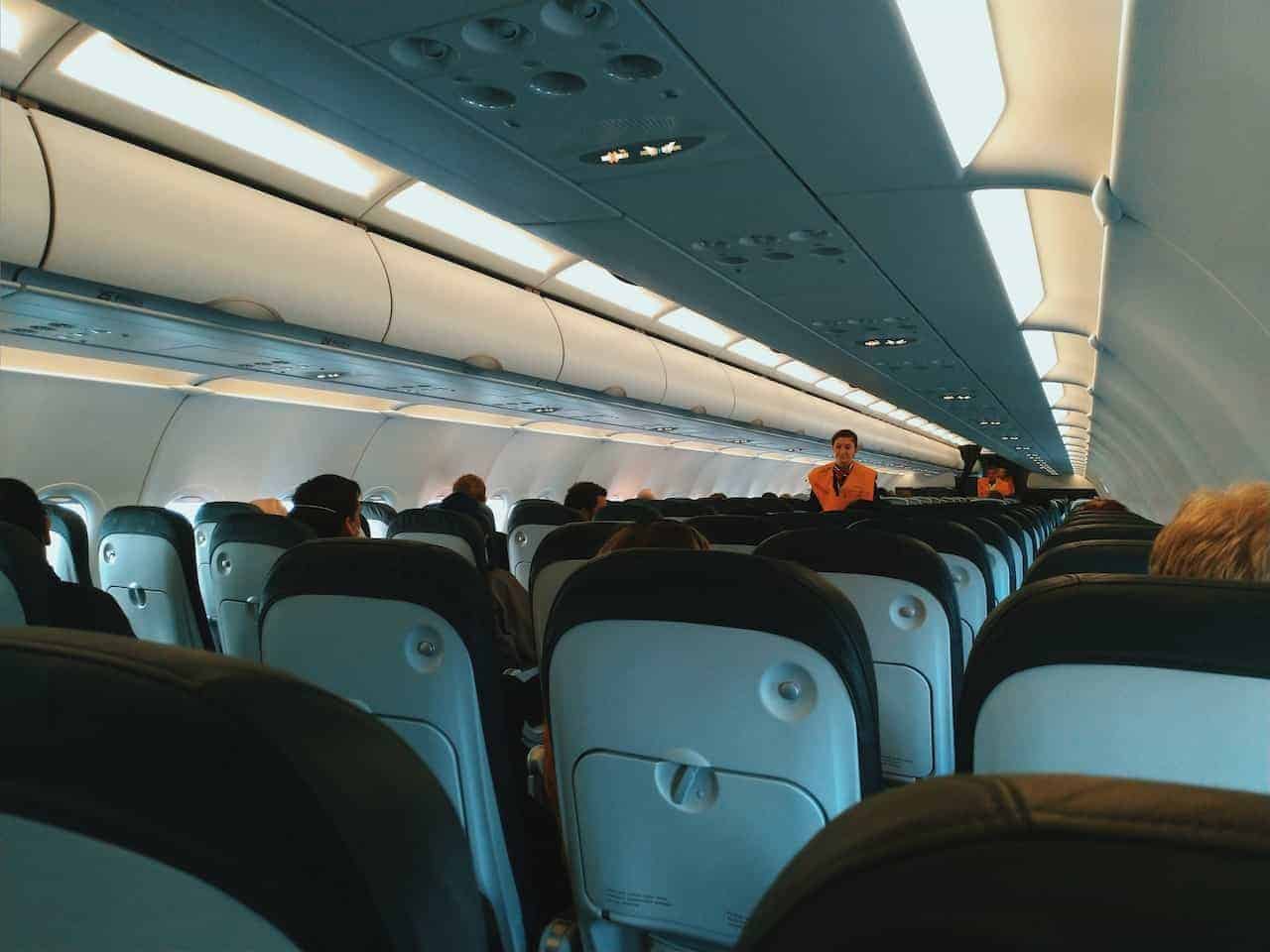 a half-empty plane