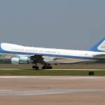 How Long Can Air Force One Stay in the Air? Air Force One just about to take off