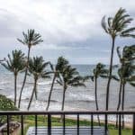 Stormy weather by the beach