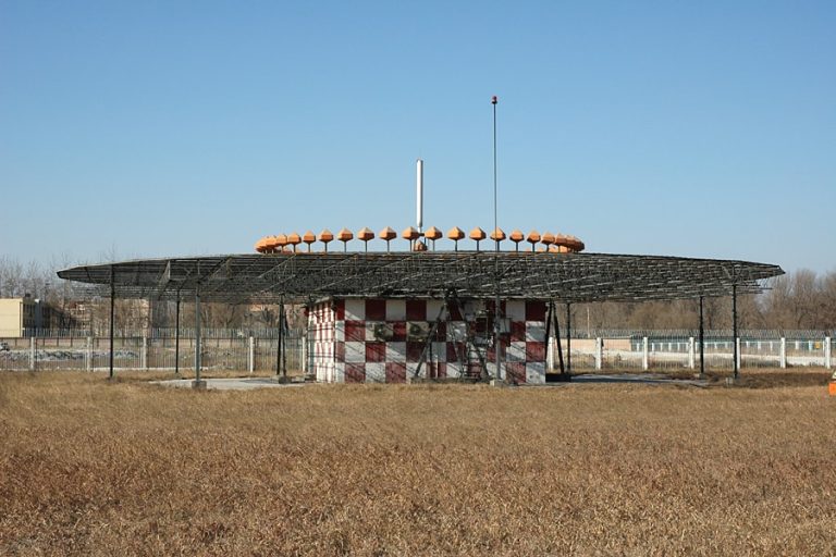 A VOR ground station in the USA